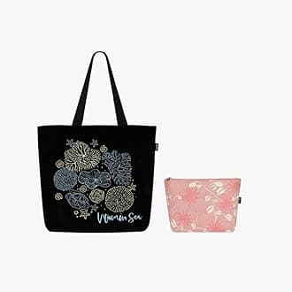 Large Canvas Tote Bag for Women, Tote Handbags for Women with Zipper & Inner Pocket for College, Shopping, Office