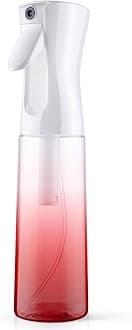URAQT Hair Spray Bottle, Multifunctional Fine Mist Water Spray Bottle for Plants, Pets, Home Clean, 300ML