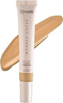 MARS Wonder Cover Liquid Concealer | Creaseproof & Easy to Blend Concealer for Face Makeup (12ml) (SHADE-08)