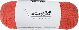 Knitsilk 100% Merino Wool Yarn | 200+ Yards| 100gx2 Count |200 Grams |Handcrafted Material for Knitting, Crocheting & Weaving| Pack of 2