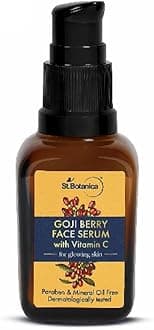 St.Botanica Goji Berry Vitamin C Face Serum, 30ml with Goji Berry & Dragonfruit for Glowing & Even-toned Skin | Fights Pigmentation | For Dry or Oily Skin | For Women & Men | No Parabens | Vegan