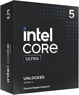 Intel Core Ultra 5 Desktop Processor 245KF - 14 cores (6 P-cores + 8 E-cores) up to 5.2 GHz