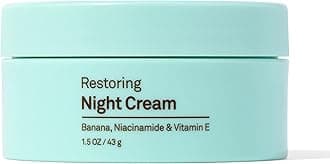 Sun Bum Skin Care Restoring Night Cream - Vegan and Cruelty Free Moisturizing Formula with Niacinamide and Vitamin E - 1.5 oz