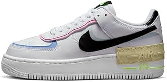 Nike AF1 Shadow Women's Shoes (White/Team Gold/Pure Platinum/Black, US Footwear Size System, Adult, Women, Numeric, Medium, 11)