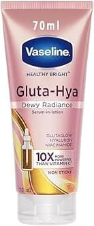 Vaselene's Gluta-Hya Dewy Radiance Serum-In-Lotion, 70ml – Hydrating, Brightening, and Rejuvenating Skincare for Glowing Skin