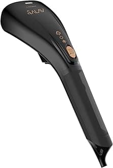 HS-04/T 1000W Quick Steam Hand Held Garment Steamer with Dual Steam Settings and No-Drip System (Black)