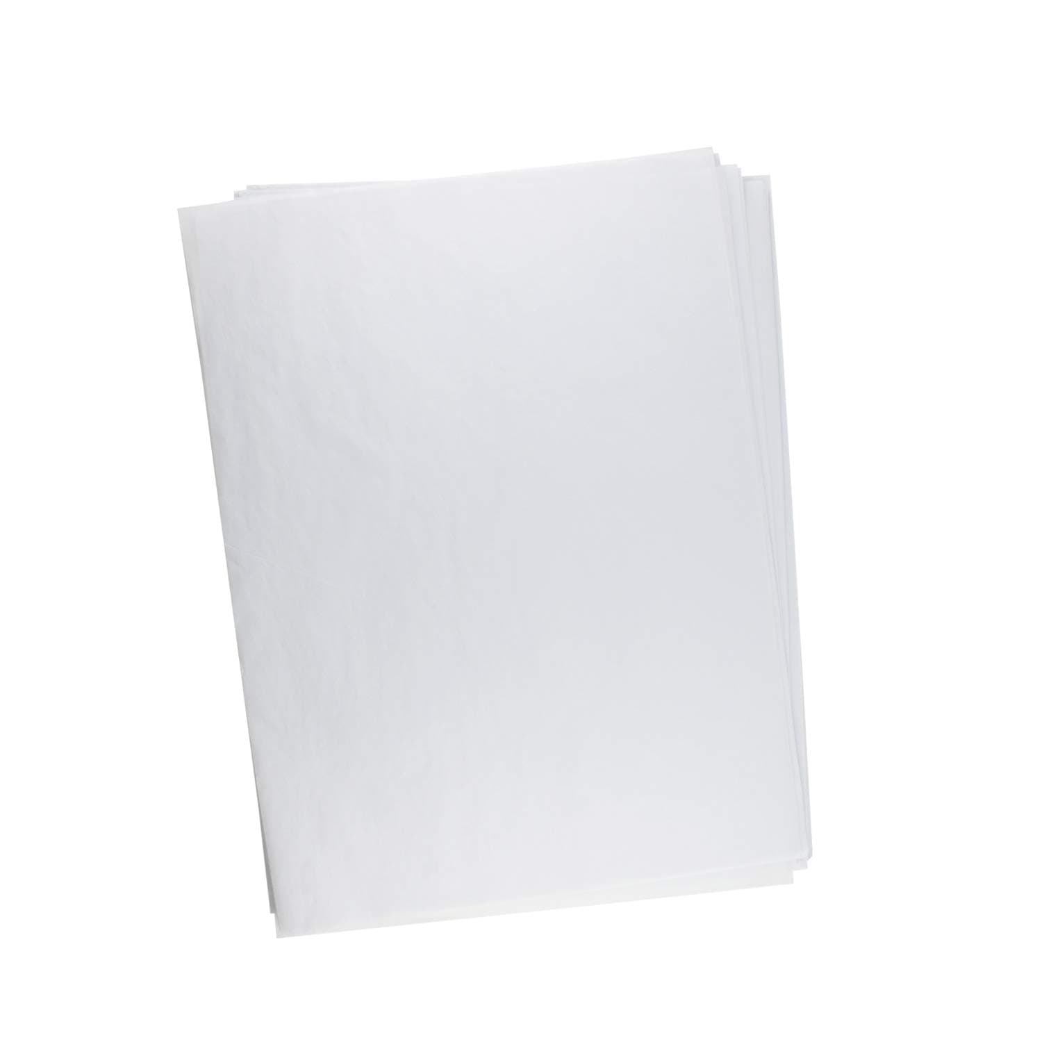 Wrapping Tissue, NiceCode 500pcs White Wrapping Paper Tissue Bulk 15.75x19.69inch Recycled Tissue Paper Unfolded Sheets