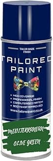 Dead Plant Reviver Aerosol Paint Green Foliage - Gives Dead Shrubs, Hedges, Boxes a Second Life (1, Mediterranean Olive Green)