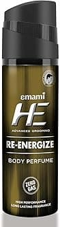 HE Re-Energize Body Perfume for Men | Long Lasting | Re Freshing| Woody, Aromatic & Spicy Notes | 120ml