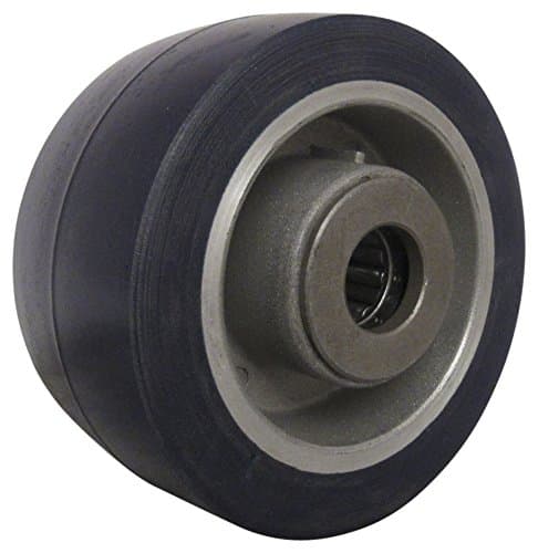 UAR-0420-08 4" Diameter X 2" Width Urethane on Aluminum Wheel with Straight Roller Bearing, 700 lbs Capacity