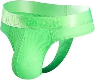 JOCKMAIL Jockstrap Athletic Supporters Bikini Underwear for Men Jock Strap Male Underwear for Gym Sport