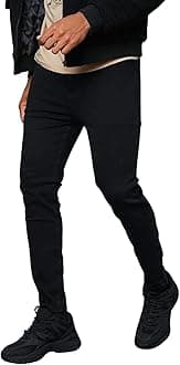 Lymio Men's Slim Fit Mid Rise Jeans