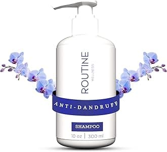 Anti-Dandruff Shampoo for Men & Women | Luxury Scalp Purifying & Flake Control Formula | Soothes Itch, Reduces Oil, Strengthens Roots | Sulfate-Free Daily Hair Care for Smooth, Healthy, Shiny Hair