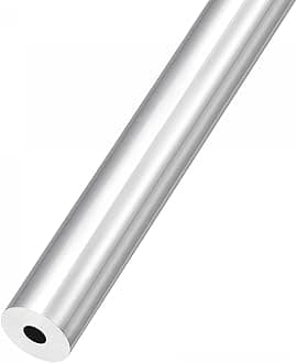 sourcing map 6063 Aluminum Tube (16mm OD x 5mm ID x 300mm L), Aluminum Round Tubing - for Home Furnishing, Machinery, DIY Handicraft