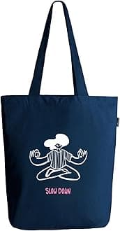 Ecoright Tote Bag for Women with Zipper, Small Tote Bag, Canvas Bag, Reusable Cotton Bag for Beach, Grocery, School & Work