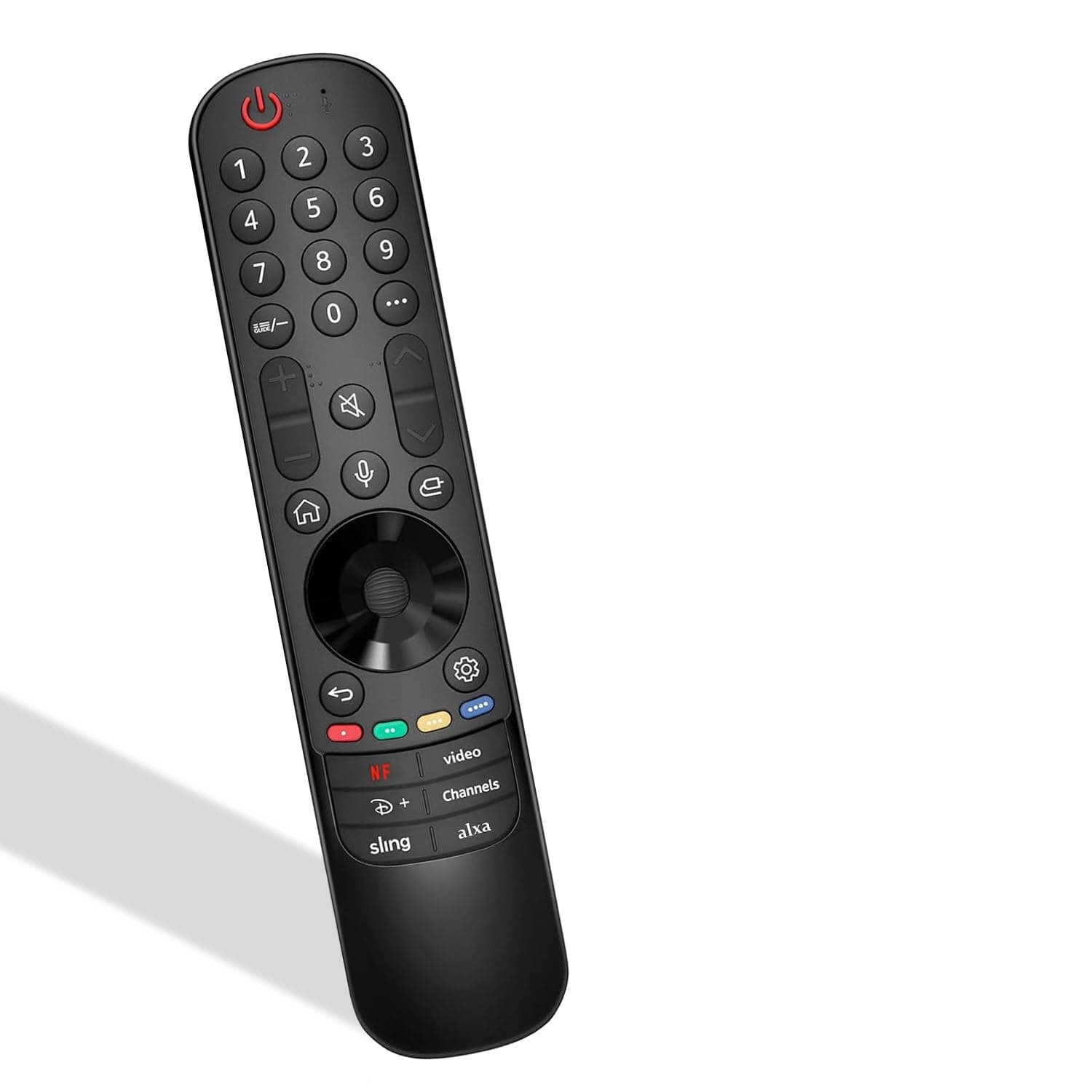 Replacement Magic Voice Remote Control for LG TV, with Pointer & Streaming Hot Keys for QNED, OLED, Cell, UHD 4K/8K webOS Smart TV, for AN-MR24GA/AKB76045002, MR18/19/20/21/22/23/24 Series