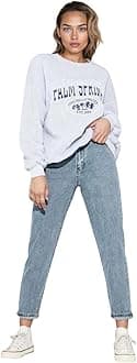 Women’s High Waist Denim Jeans | Straight, Relaxed & Wide Leg Fit | Light Blue, Dark Blue & Black | Casual Regular Length Fashion Wear