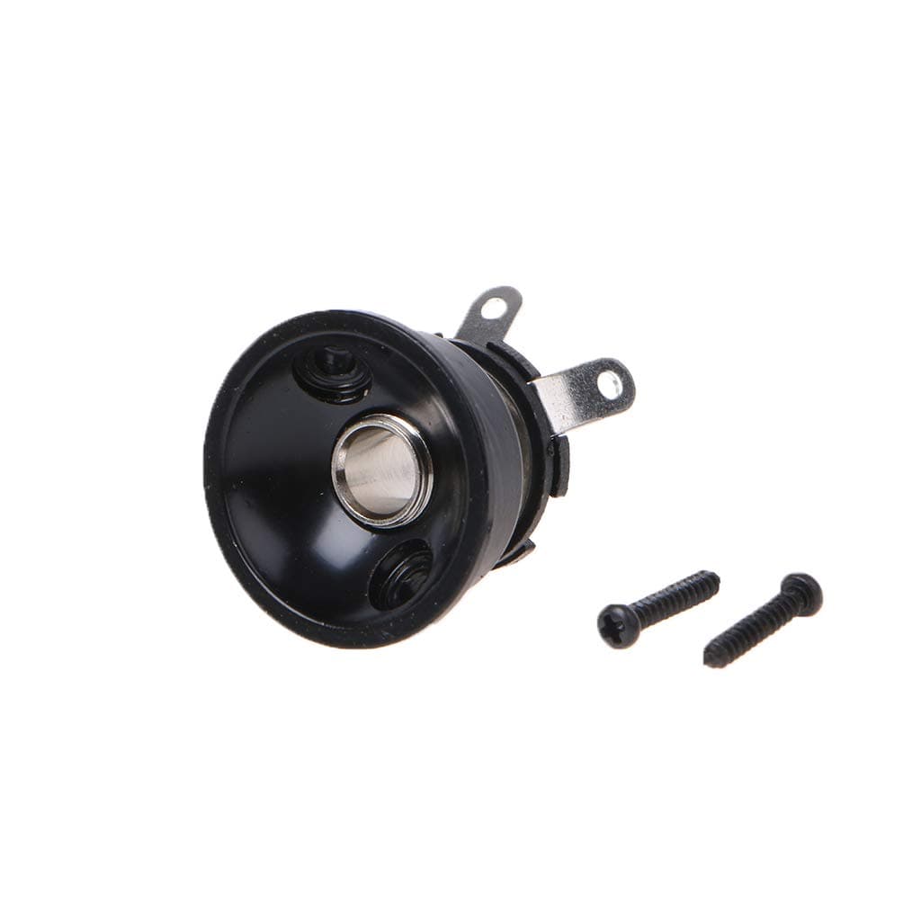 socket plug,BAXIXINGYUNMU Electrosocket Jack Plate and Socket Assembly for Telecaster Gear Electric Guitar