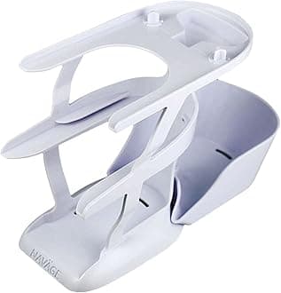 Countertop Caddy - Storage Caddy Organizer for The Navage Nasal Irrigation System - 3-Tier Nose Cleaning Supplies Organizer with Detachable Tray - Plastic Caddy Only - Nasal Care Accessories