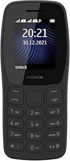 Nokia 105 Classic | Dual SIM Keypad Phone with Built-in UPI Payments, Long-Lasting Battery, Wireless FM Radio, Charger in-Box | Charcoal