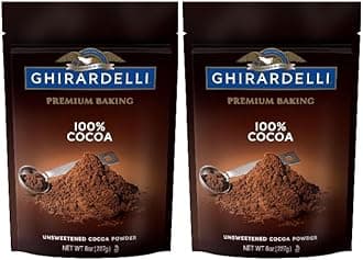 Baking Cocoa 100% Unsweetened Cocoa Powder (Pack Of 2 Bags) 8 oz. each