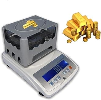 Digital Electronic Gold Density Meter Tester, 300g/0.01g Gold Density Meter Purity Tester For Gold K Silver Platinum Tester for Pawn Shop, Precious Metal Recycling, for Density Test of Gold, Silver, P