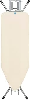 Brabantia Adjustable Rest + Rack Ironing Board, Size C (49 X 18), Ecru