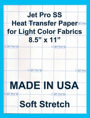 [JPSS - Jet-Pro SofStretch] Jetpro SS transfer paper 8.5" x 11" (30 sheets)