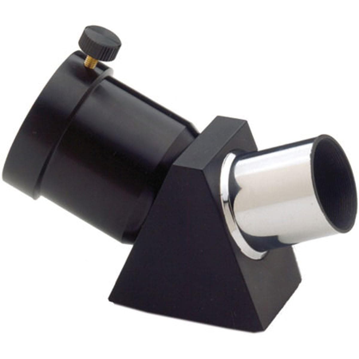 94112-A Erect Image Diagonal Prism for Refractor and Schmidt Cassegrain Telescopes, Black
