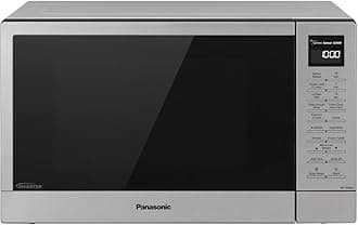 Panasonic NN-SN68KS Compact Microwave Oven with 1200W Power, Sensor Cooking, Popcorn Button, Quick 30Sec & Turbo Defrost, 1.2 cu.ft, Stainless Steel
