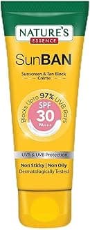 SunBan SPF 30 PA+++ Sunscreen & Tan Block Crème, 120ml