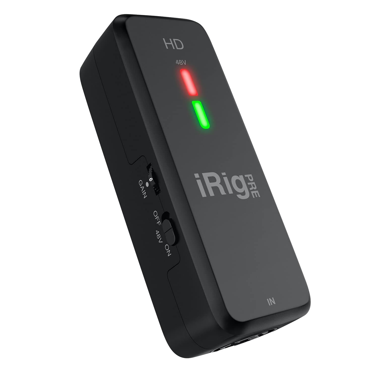 IK Multimedia iRig Pre HD Digital Microphone Interface for iPhone, iPad and Mac/PC