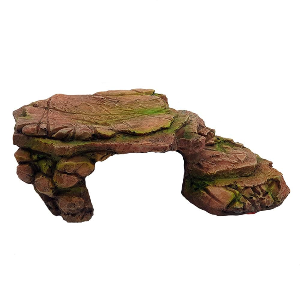 Norgail Turtle Platform Rectangular Aquarium Fish Tank Adjustable Turtle Basking Platform Reptile Resting Terrace Tortoise Climbing Platform