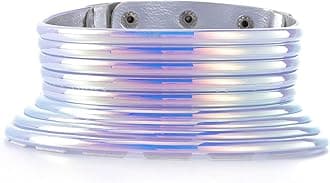 Fstrend African National Choker Collars Gold Leather Chunky Punk Necklace Gothic Statement Necklaces for Women