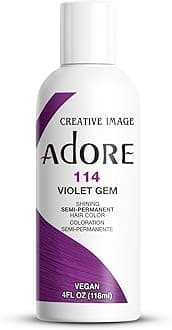 Adore Shining Semi Permanent Hair Colour, 114 Violet Gem