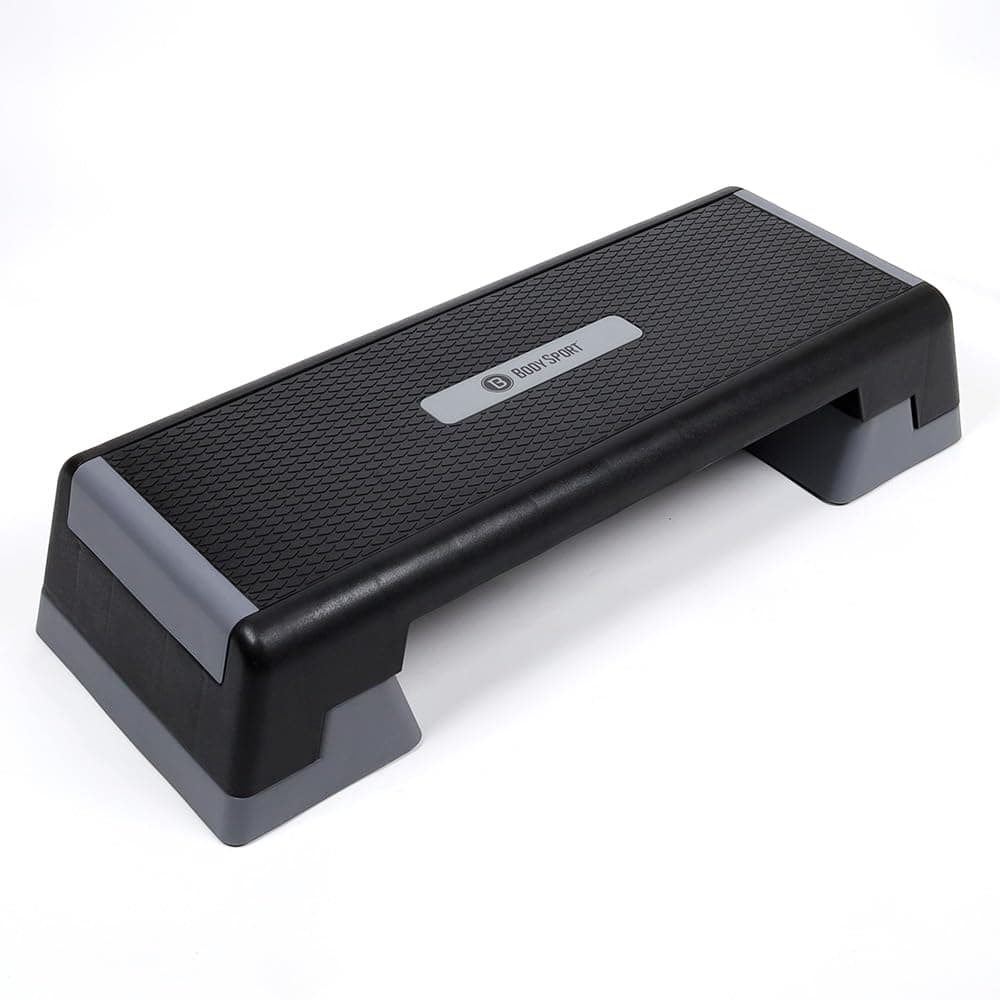Aerobic Step – Step Aerobics Platform – Workout Equipment – Exercise Step Platform – Gray/Black