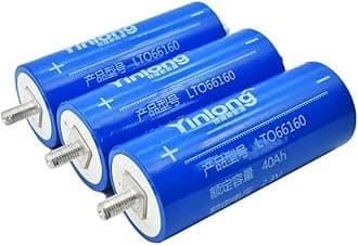 6pcs New 2.3v Battery Cell Lto 66160h 40ah Lto Rechargeable Batteries Audio Solar Street Light Electric Scooter Electric Tool Battery DIY 12v 48v