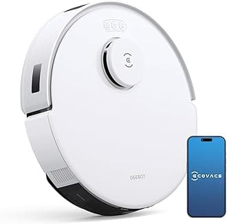 DEEBOT N20 PRO Robotic Vacuum Cleaner, 8000Pa Strongest Suction Robot Cleaner, Anti-Hair Tangle, Deep Sweeping and Mopping, 6400mAh Battery
