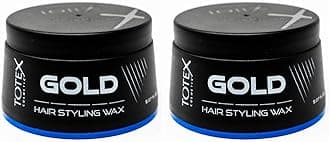 Hair Styling Gold Wax Strong Hold Perfect Scent Texture Shine Finish - Hair Defining New Hair Formulation Long Lasting Paste Wax for Men & Woman & Barber Shop 150 ml (Pack Of 2)
