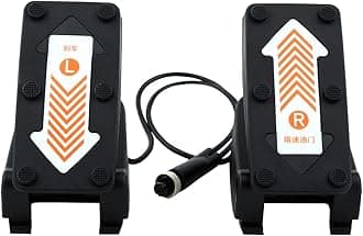 AULPACO Children's Speed Limiting Accelerator Pedal Speed Limit Throttle Brake Pedal Compatible with Segway Ninebot Gokart Kart Accessories