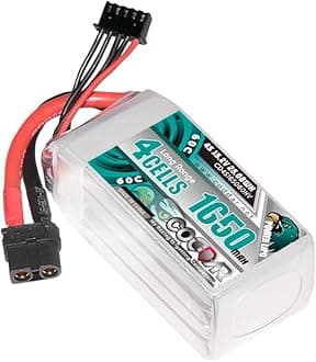 CODDAR 1650mAh 4S 15.2V 60C LiPo Battery with XT60 Connector for 180-330mm Brushless FPV RC Racing Drone FPV Quads Quadcoper