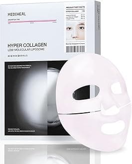 Mediheal Hyper Collagen_Collagen Real Deep Mask 4pcs | Collagen Gel Mask for Multi-lifting Care | Achieves Bouncy Skin | Boosts Pore Elasticity | 30mins Quick Care | Extra Hydration