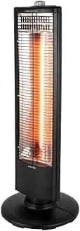 Warmlite Infrared Heater with Oscillation, Overheat Protection, Black, WL42013