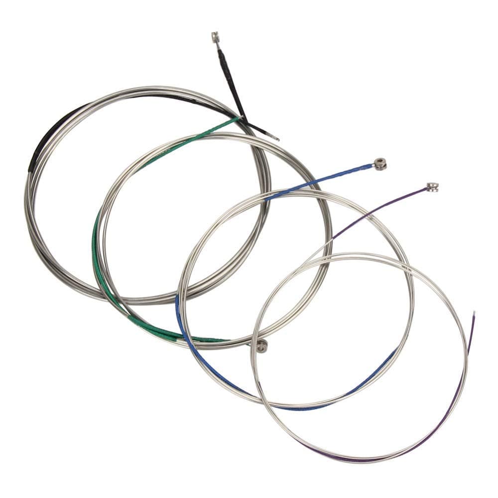 Imelod Cello strings Full Set (A-D-G-C) Universal Steel Core Nickel-Chromium Wound with Nickel-plated Ball End for 4/4 3/4 1/2 1/4 Cellos