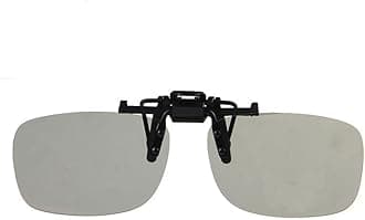 Wonderfulsight Circular Polarized Clip on 3D Glasses for RealD Best Performance and fit available