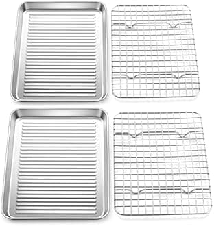 E-far 12.4”x9.7” Cookie Sheet Broiling Pan