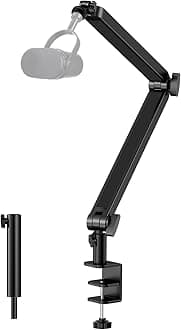 Mic Boom Arm Compatible with Shure SM7B, MV7, Blue Yeti Mic, HyperX QuadCast Mic, Rode Podmic and Most Podcast Microphones, Premium Microphone Arm Stand by YOUSHARES