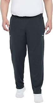 BigbananaPlus Size Men's Solid Trackpant