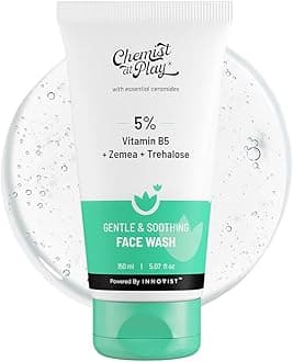 Chemist At Play Gentle & Soothing Facewash | 100% soap & fragrance-free | Cleanses, soothes, refreshes & hydrates | Strengthens skin barrier | 150ml