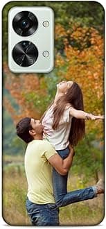 Polycarbonate Customised Mobile Back Case for Oneplus Nord 2T 5G (Own Photo with Frame, Name, Text, Font, Color), 3D Printed Hard Mobile Back Cover for Oneplus Nord 2T 5G, Multicolor